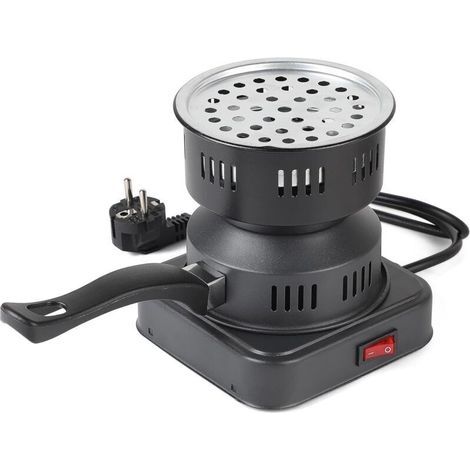 Electric hookah charcoal burner with handle
